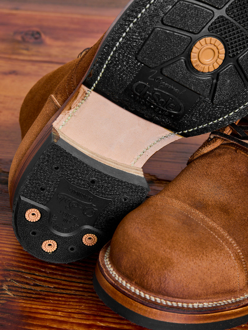 Service Boot Pattern Service Boot 310 in Aged Bark Chamois Roughout – Blue Owl Workshop