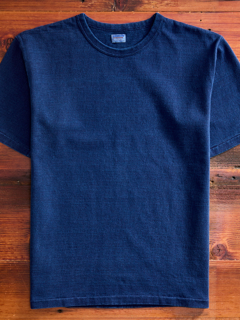 Stand Wheeler T-Shirt in Indigo Dye