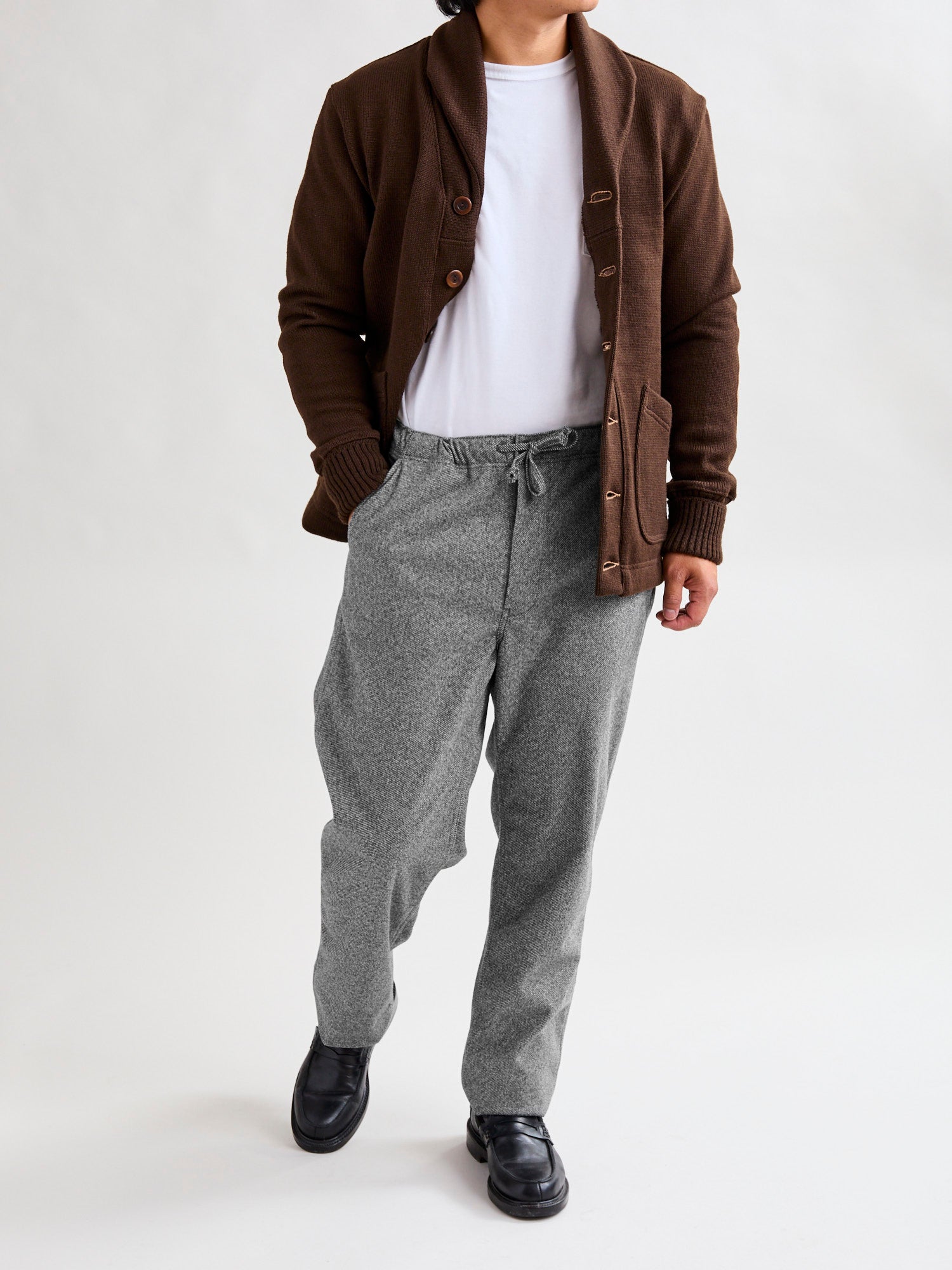 New Yorker Pants in Grey Tweed – Blue Owl Workshop