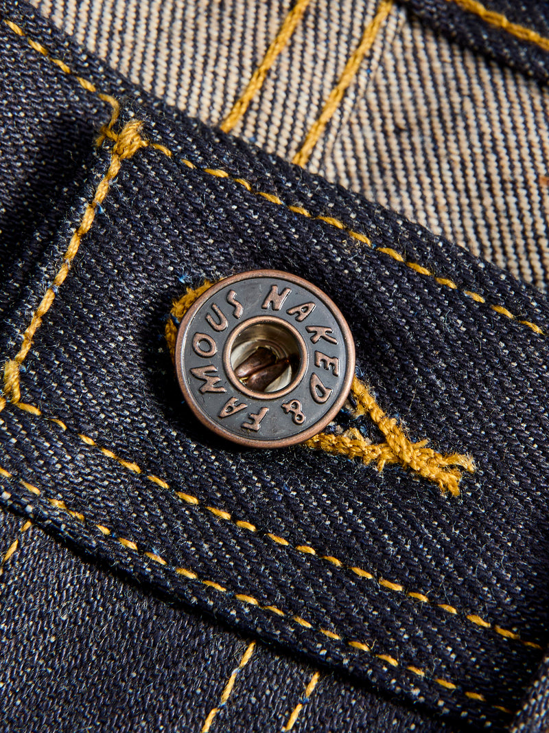 "All Natural Foxfibre" 15oz Selvedge Denim - Weird Guy Fit