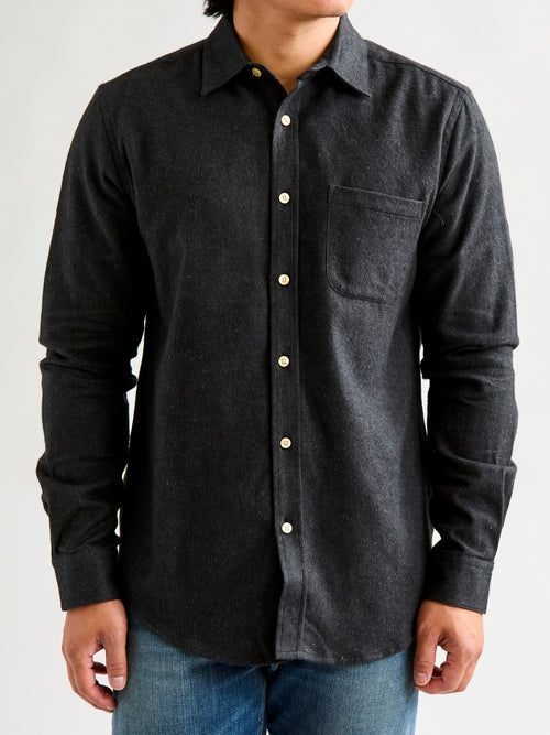 Teca Button-Up Shirt in Grey