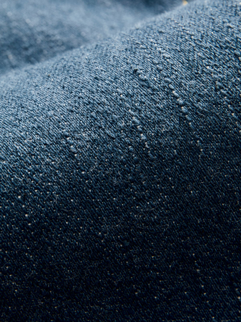 SMBL-019 "Smokey Blue" 14oz Rinsed Selvedge Denim - Relaxed Tapered Fit