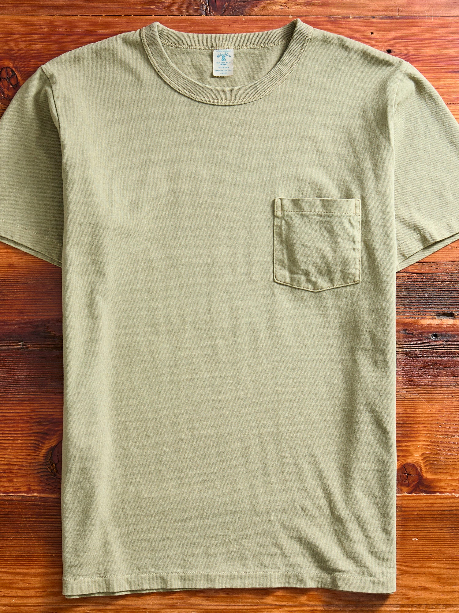 Pigment Dyed Pocket Tee in Dusty Zeder – Blue Owl Workshop