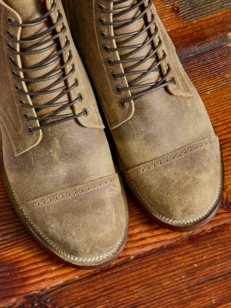 Service Boot Pattern Service Boot BCT 2040 in Desert Sandy Waxy Commander – Blue Owl Workshop