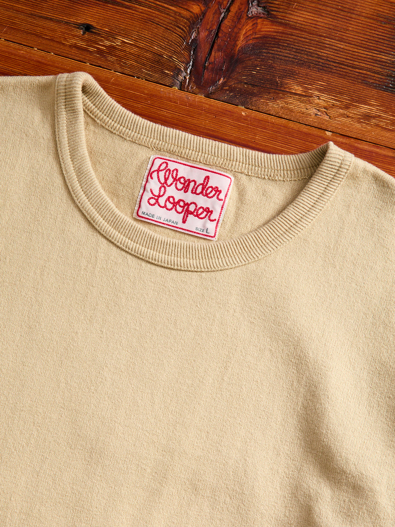 Double Heavyweight 12.1oz T-Shirt in Sand