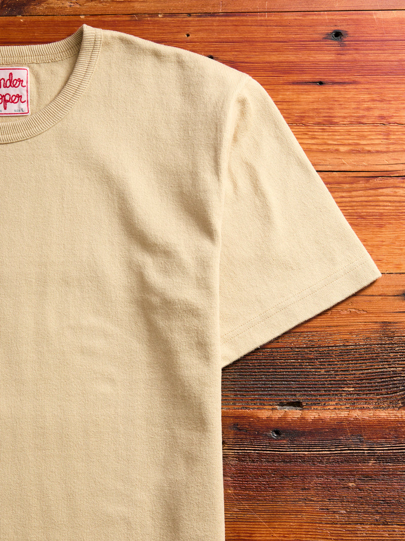 Double Heavyweight 12.1oz T-Shirt in Sand