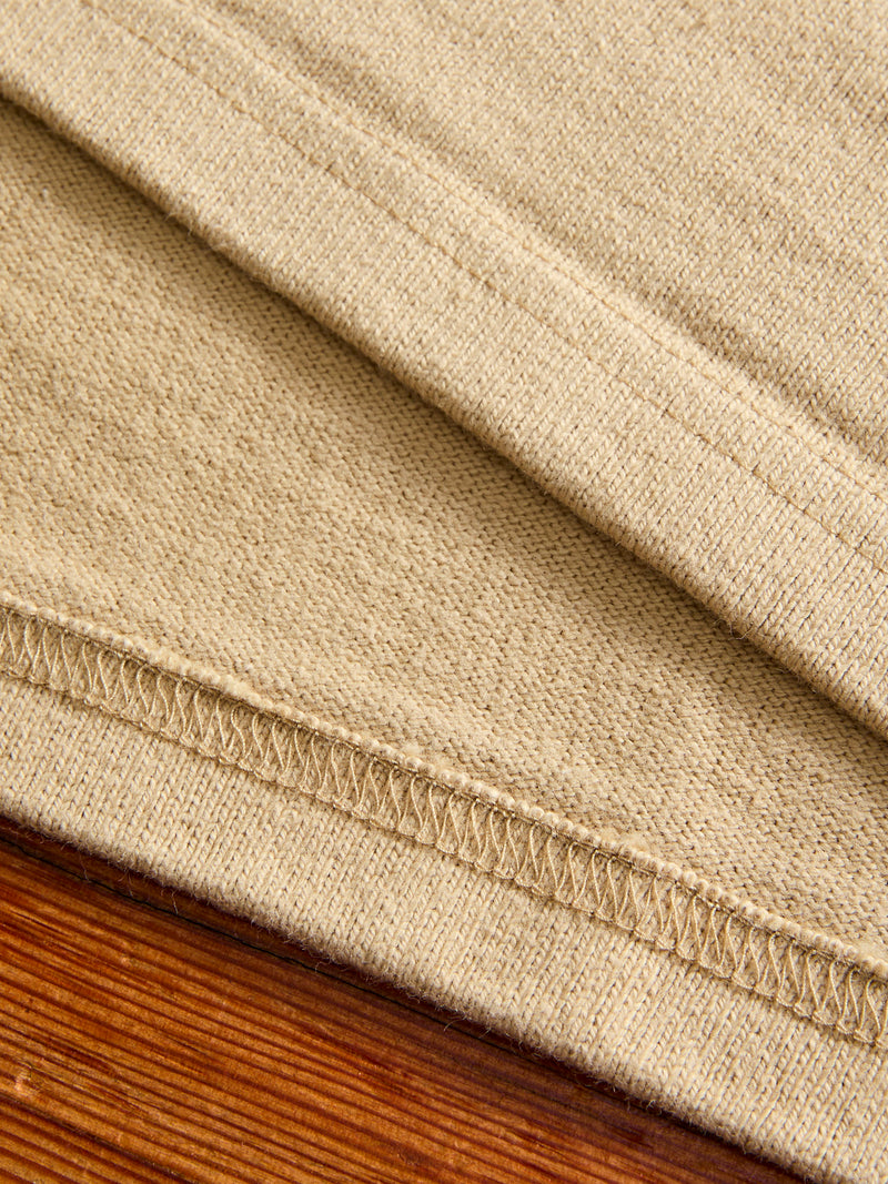 Double Heavyweight 12.1oz T-Shirt in Sand