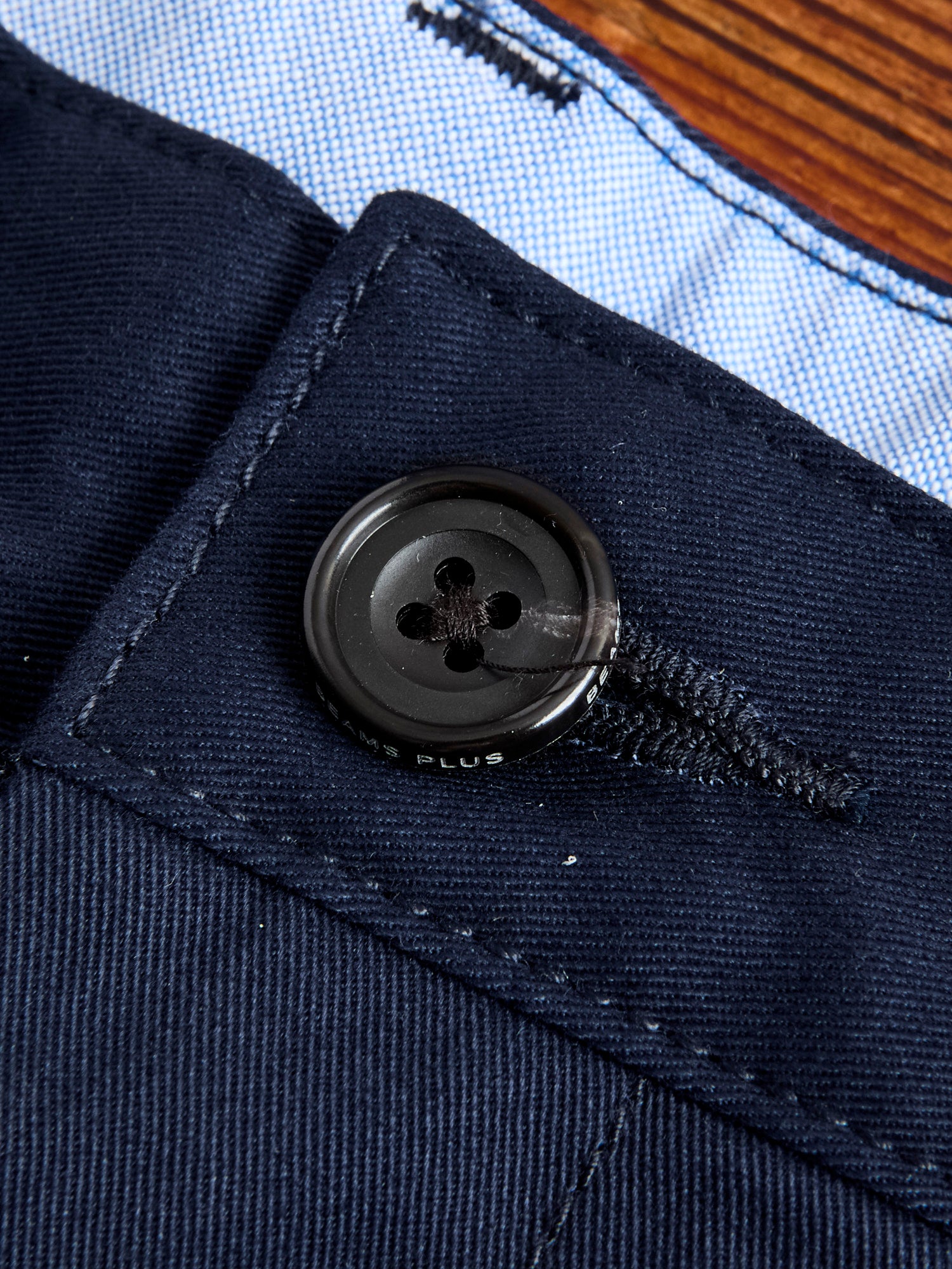 2-Pleat Twill Trousers in Navy – Blue Owl Workshop