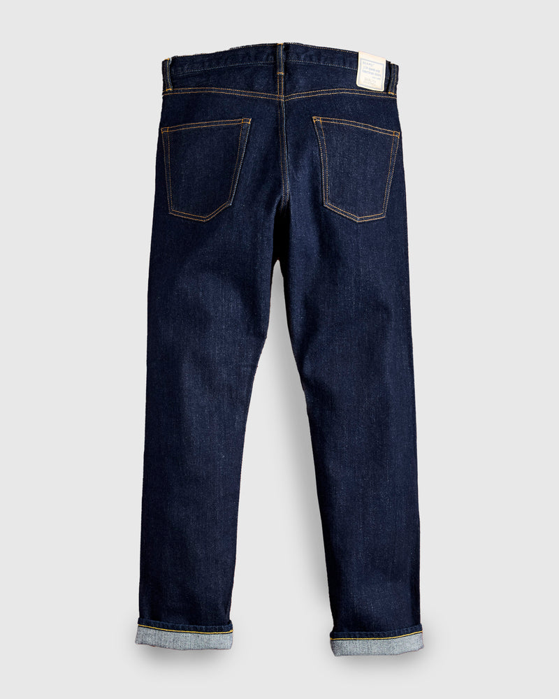 11.8oz Indigo Stretch Selvedge Denim - Tapered Fit