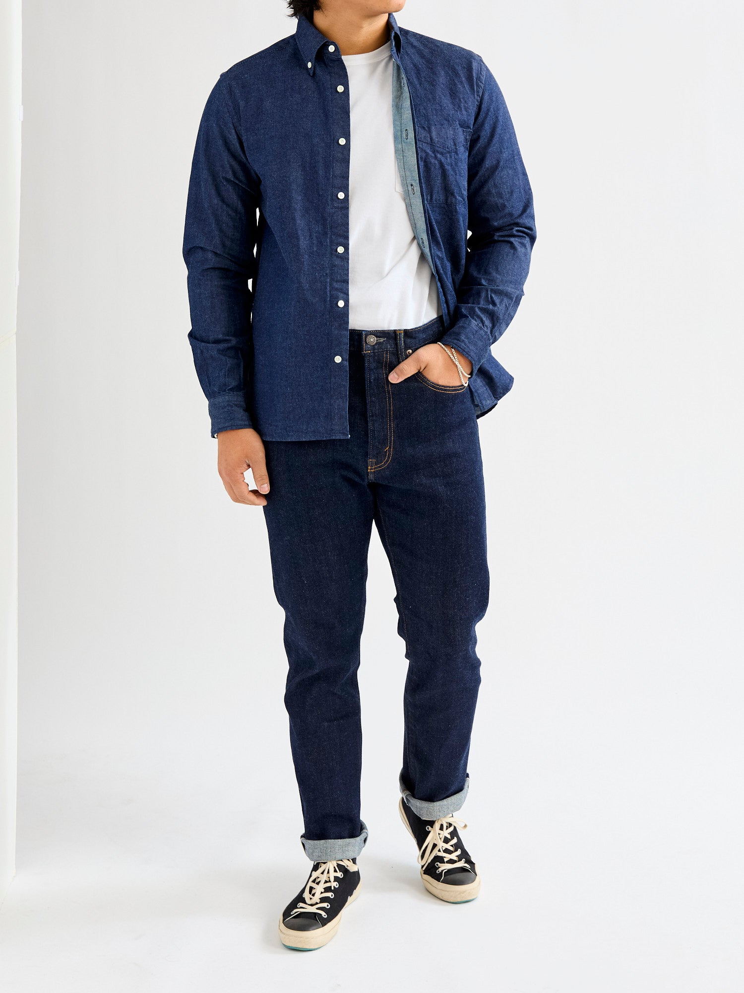 BEAMS SSZ 裏USED DENIM SHIRTS 着込む ビームス