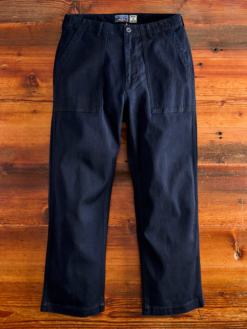 Tencel Twill Fatigue Pants in Indigo