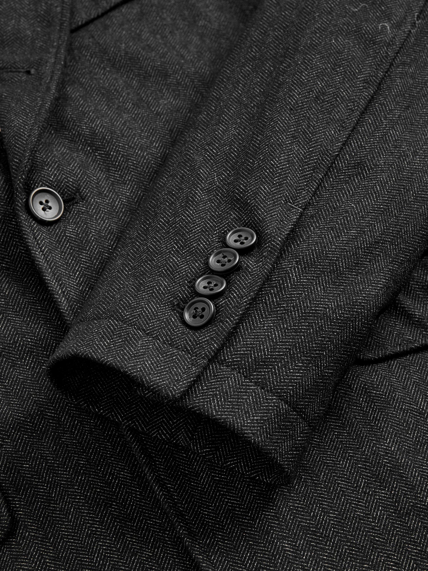 Printed Wool Andover Jacket in Charcoal – Blue Owl Workshop