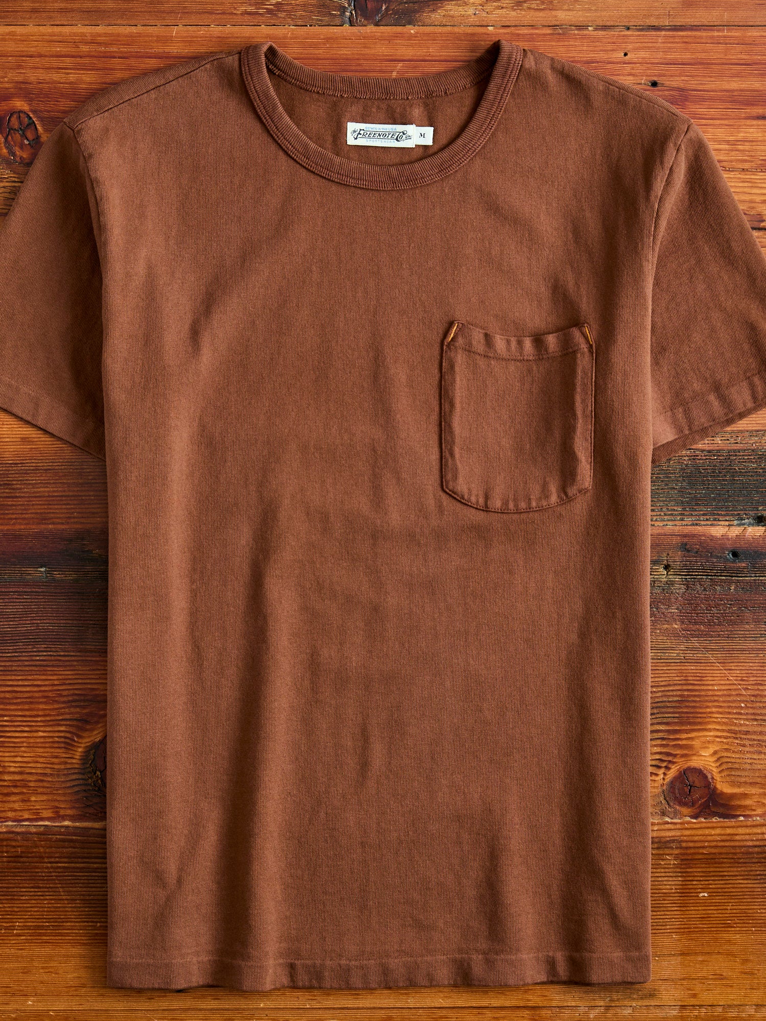 13oz Pocket T-Shirt in Chocolate – Blue Owl Workshop