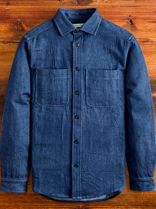 Ames Workshirt in Dark Indigo Denim