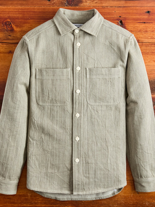 Ames Workshirt in Iron Grey Denim