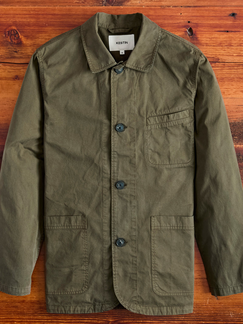 Huntly Jacket in Dark Olive – Blue Owl Workshop
