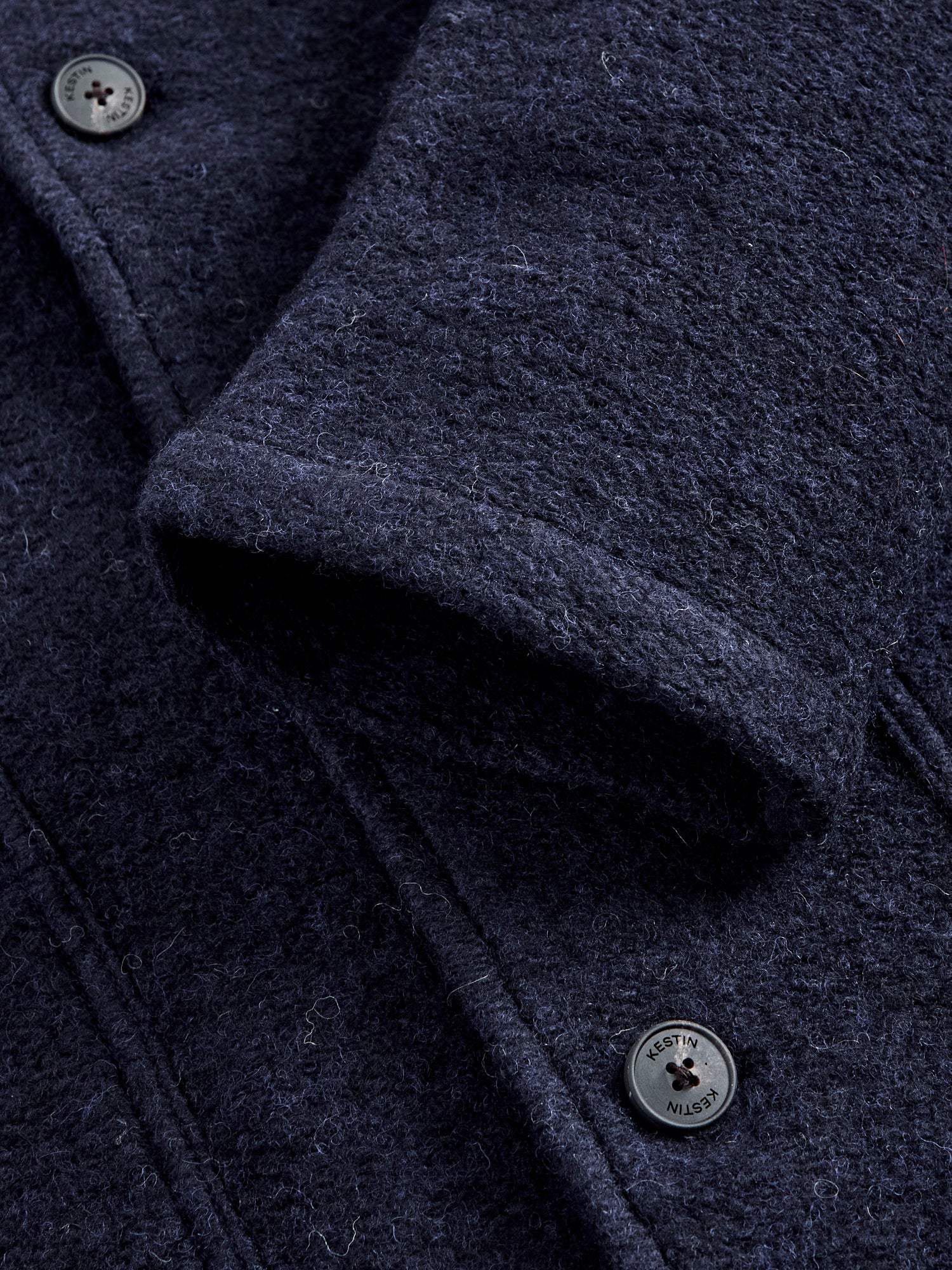 Wool Ormiston Jacket in Midnight Blue – Blue Owl Workshop