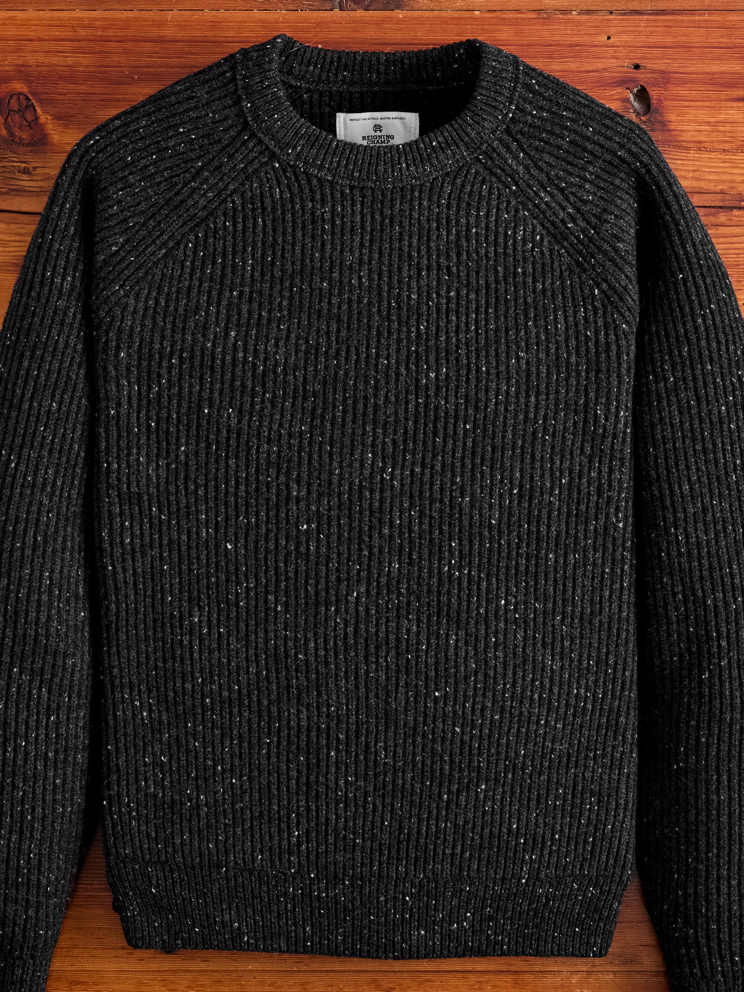 Nep Merino Kenny Crewneck in Black – Blue Owl Workshop
