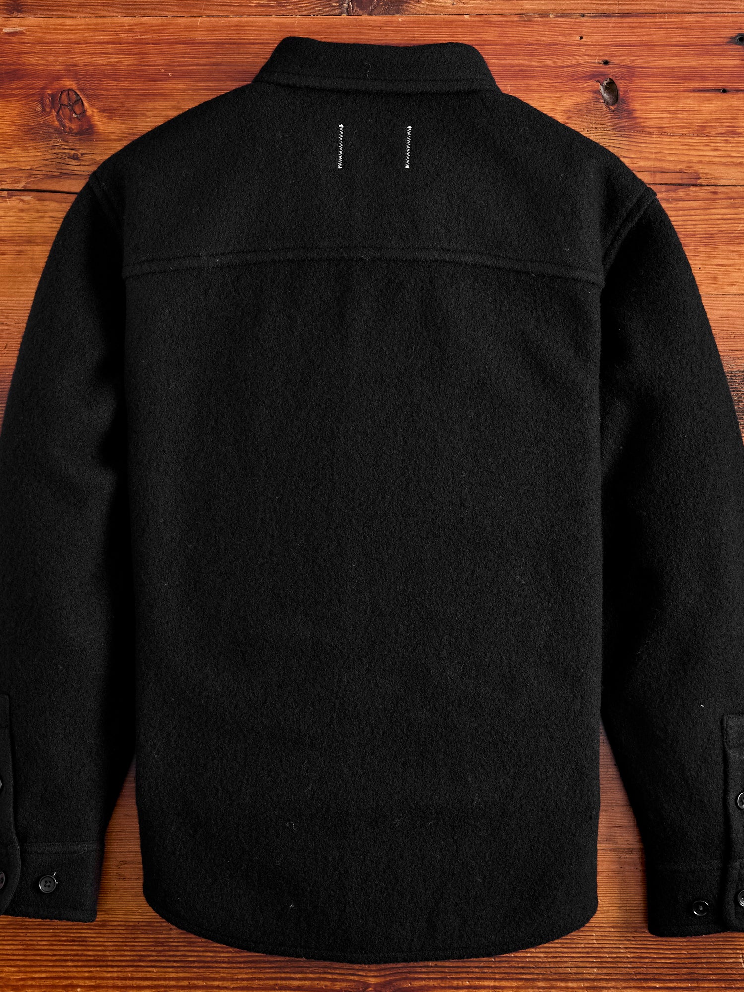 Boiled Wool Warden Overshirt in Black – Blue Owl Workshop