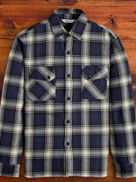 Crosscut Flannel in Midnight Plaid – Blue Owl Workshop