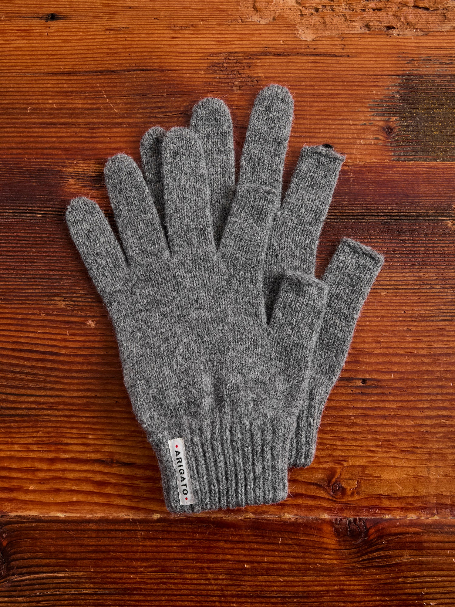 Recycled Cashmere Fingerless Gloves in Grey – Blue Owl Workshop