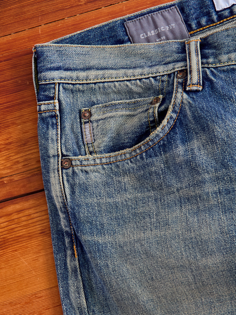 MG115 Boro Repair Selvedge Denim - Classic Straight Fit