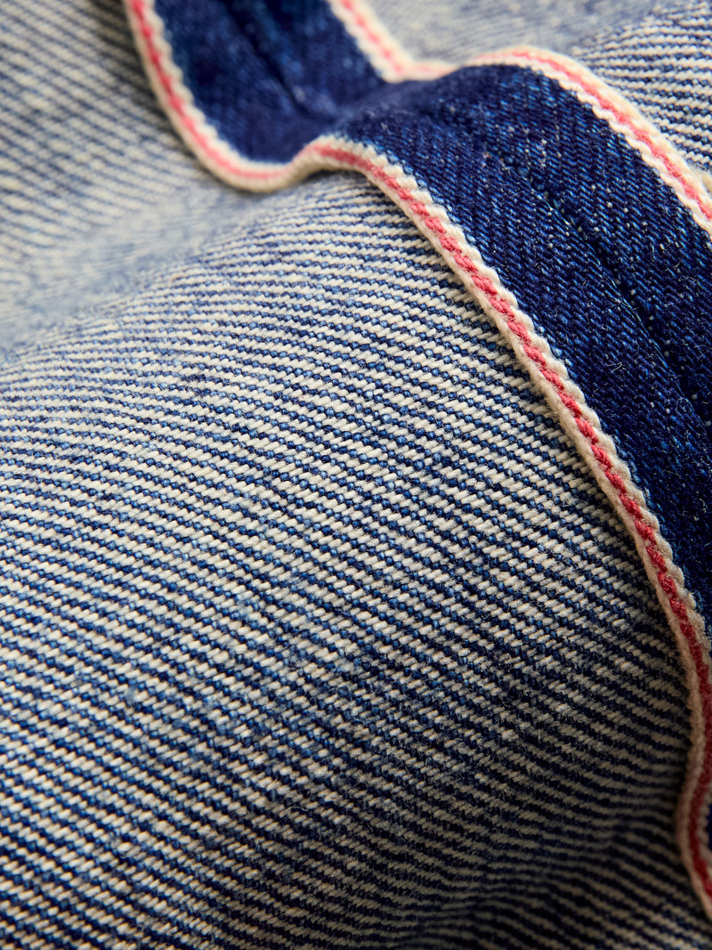 MG115 Boro Repair Selvedge Denim - Classic Straight Fit