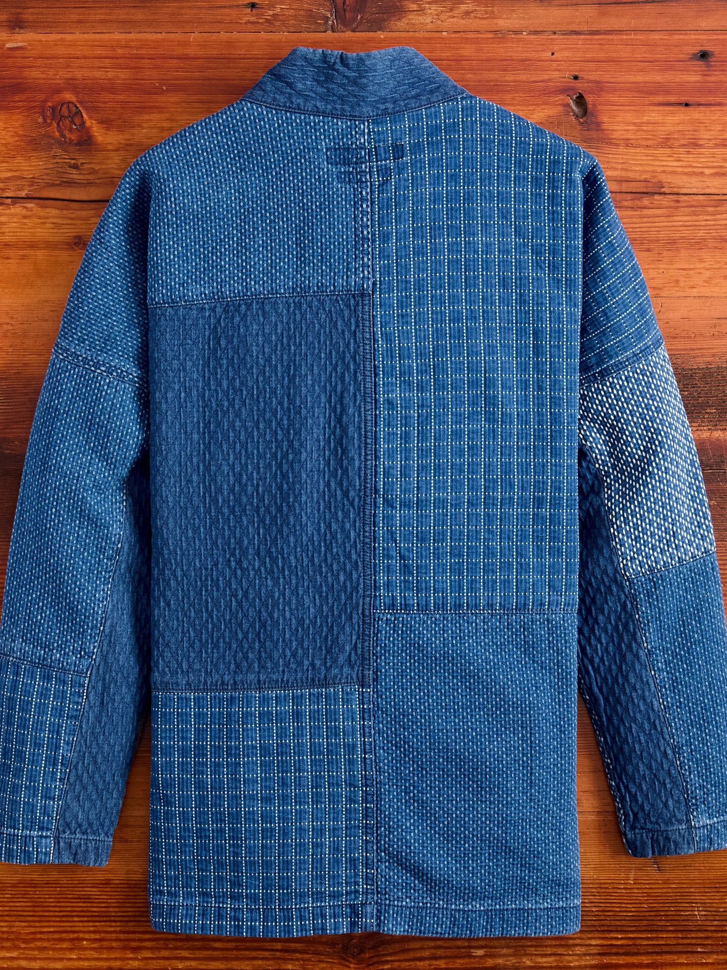 Patchwork Haori Jacket in Indigo 3-Year Wash – Blue Owl Workshop
