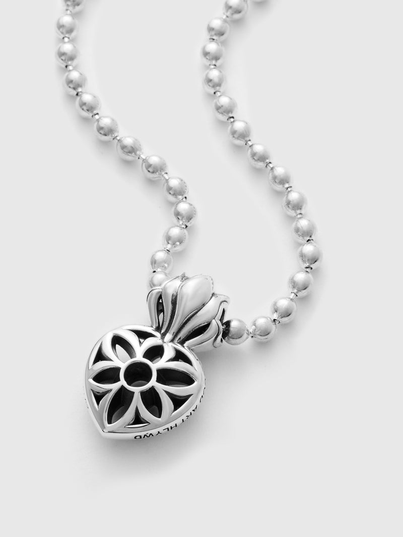 Sacred Rosette Pendant in Sterling Silver