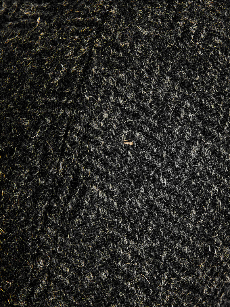 Harris Tweed Bucket Hat in Black