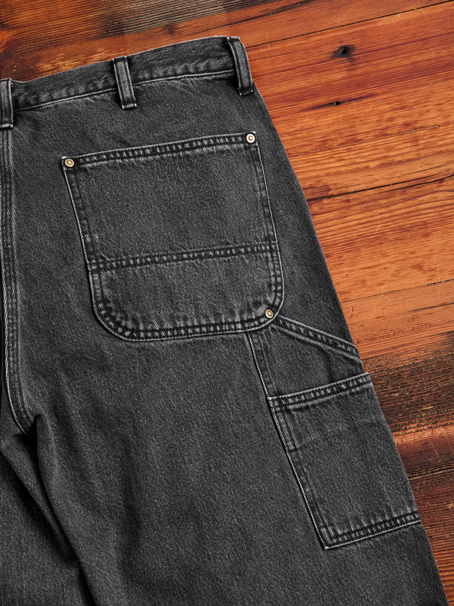 Dad's Fit Painter Pants in Black Stone Denim – Blue Owl Workshop