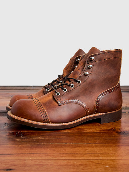 dress boots red wing 8085 Iron Ranger Boot in Copper Rough & Tough – Blue Owl Workshop