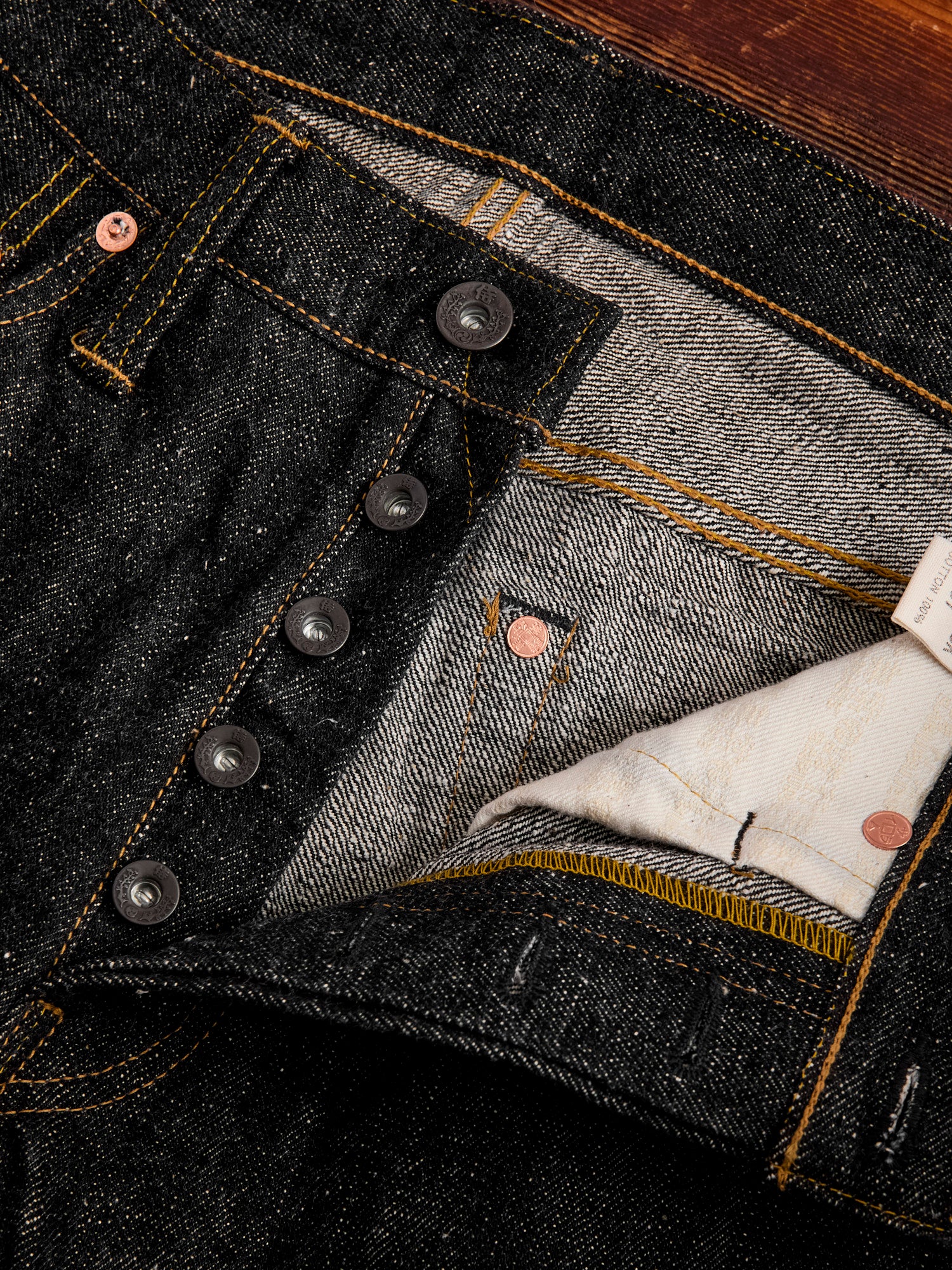 S710XX-BK 17oz Black Selvedge Denim - Slim Straight Fit – Blue Owl