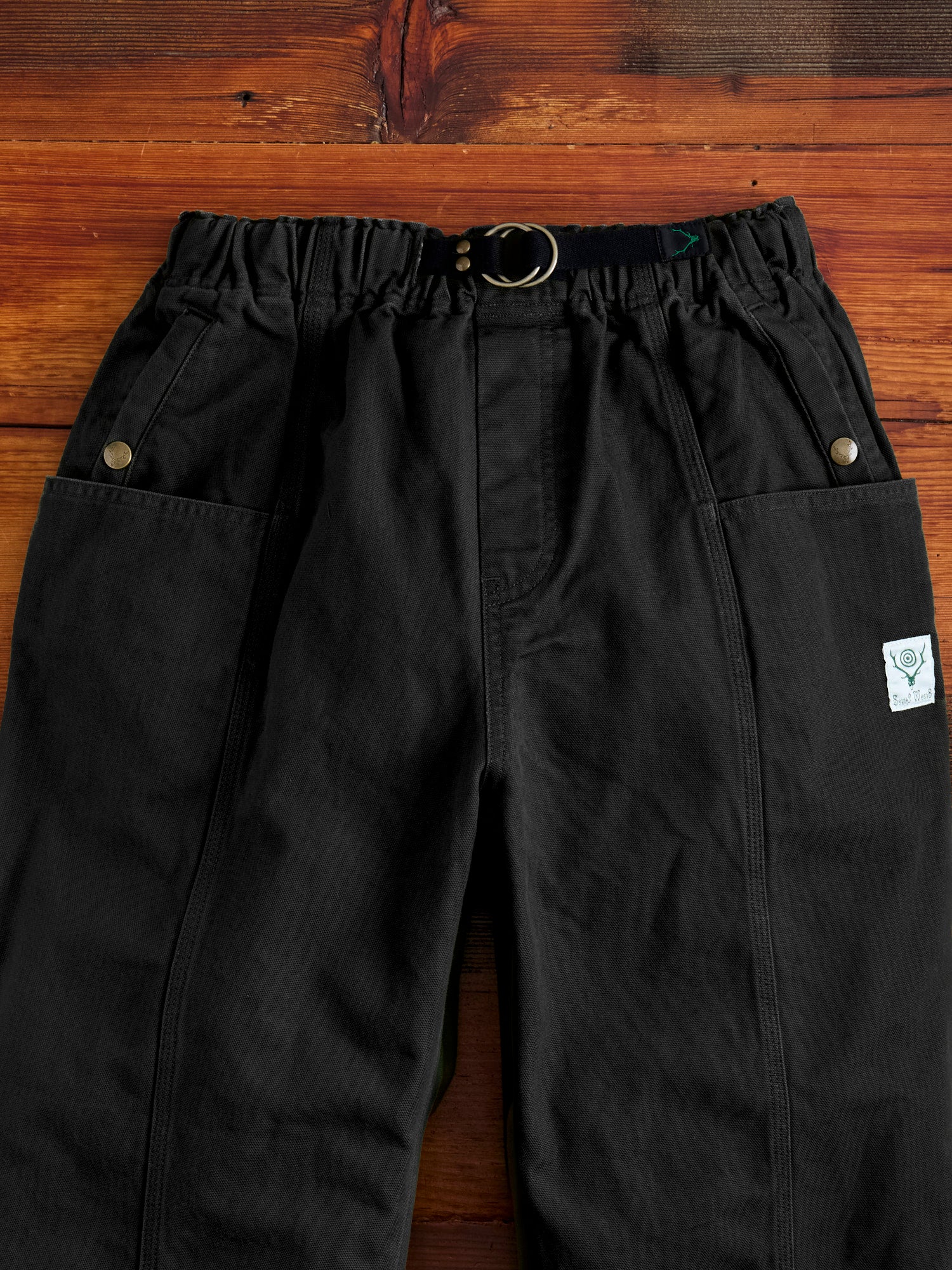 11.5oz Cotton Canvas Belted C.S Pant in Black – Blue Owl Workshop