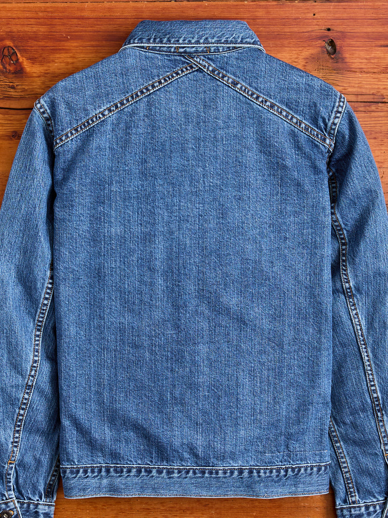 101x Stonewashed Type-3 Denim Jacket in Indigo – Blue Owl Workshop