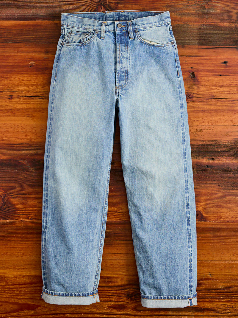 RS-100XV 14oz Vintage Wash Indigo Selvedge Denim - Relaxed 
