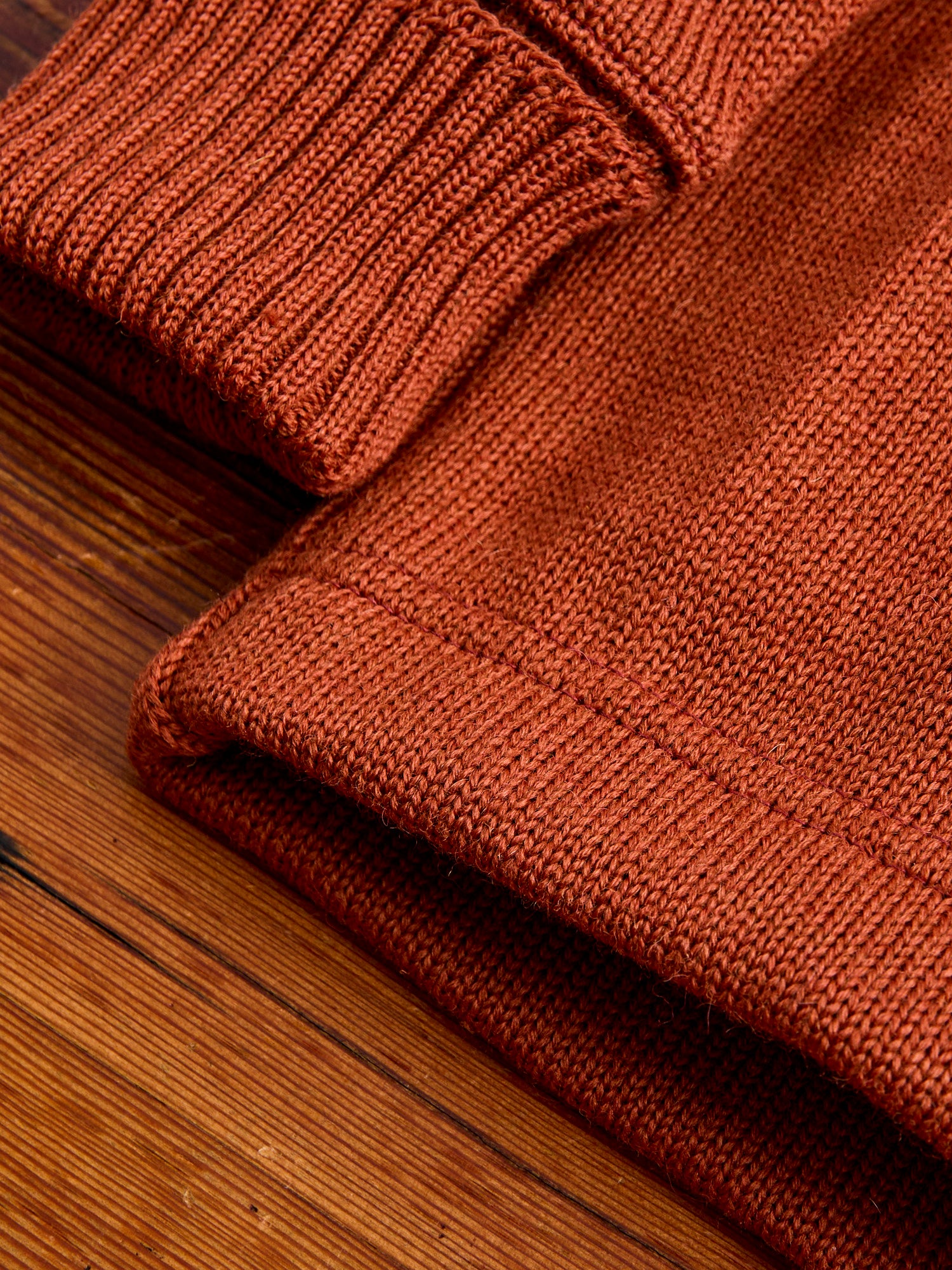 Classic Cardigan in Burnt Orange – Blue Owl Workshop