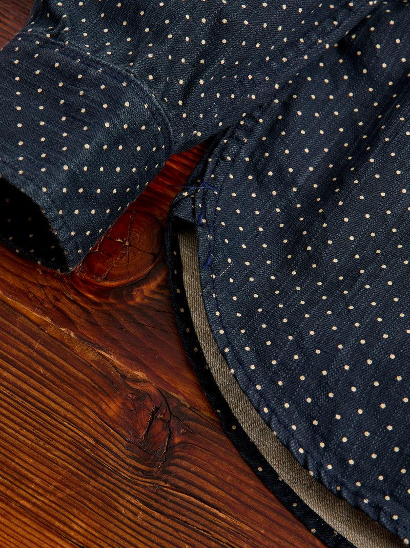 Bodie Shirt in Polkadot Denim