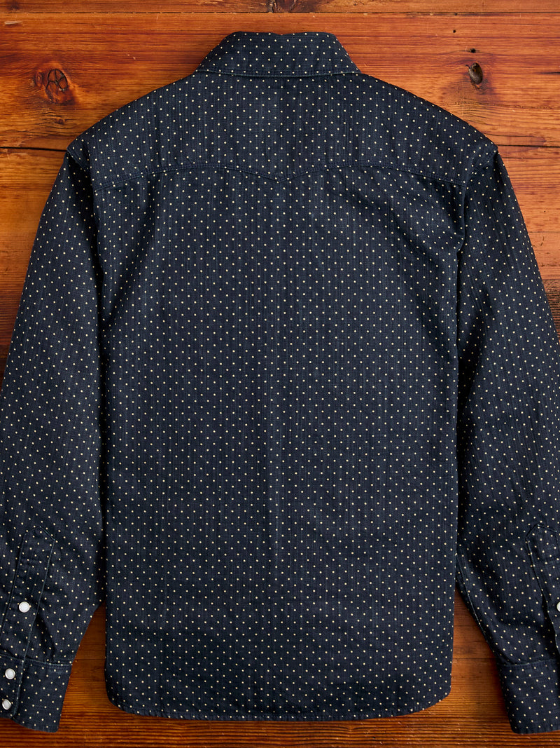 Bodie Shirt in Polkadot Denim