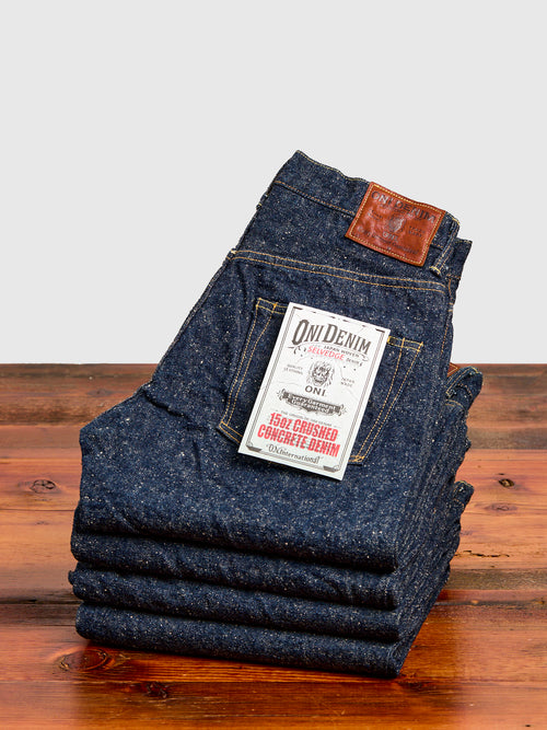 200-CCD "Crushed Concrete" 15oz Selvedge Denim - Wide Straight Fit