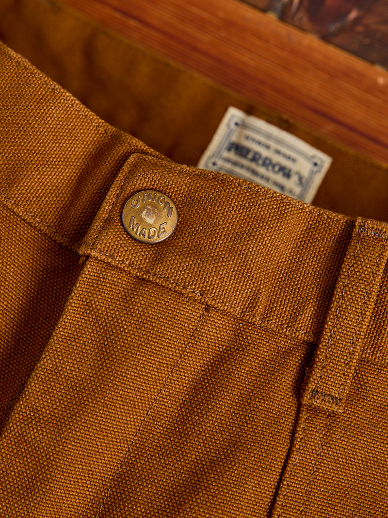 Double Knee Painter Pants in Golden Brown