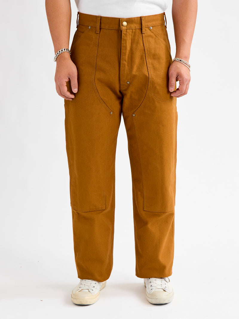 Double Knee Painter Pants in Golden Brown