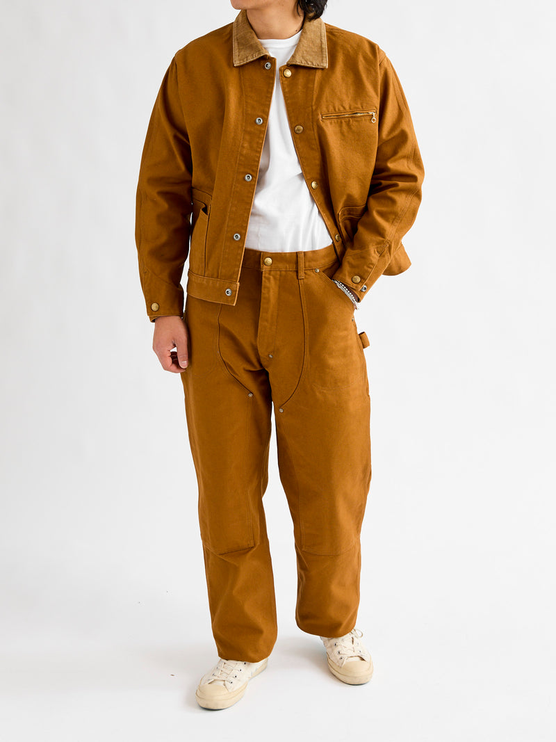 Double Knee Painter Pants in Golden Brown