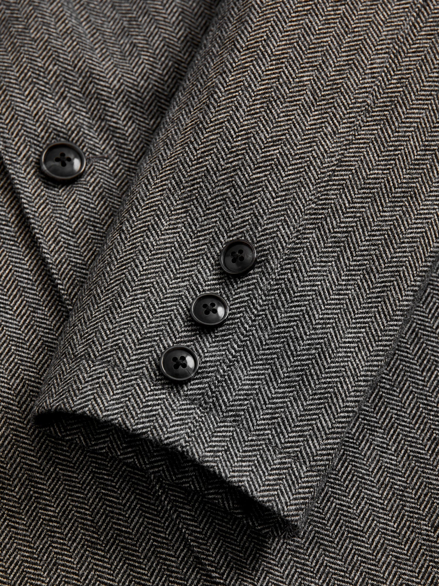Tailored Sack Jacket in White Herringbone – Blue Owl Workshop