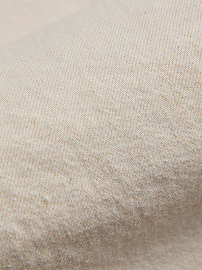 1172-1 "Ecru Beige" 14oz Rinsed Selvedge Denim - Regular Straight Fit