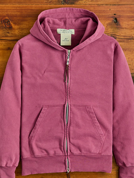 Special Finish Zip Hoodie in Bordeaux – Blue Owl Workshop