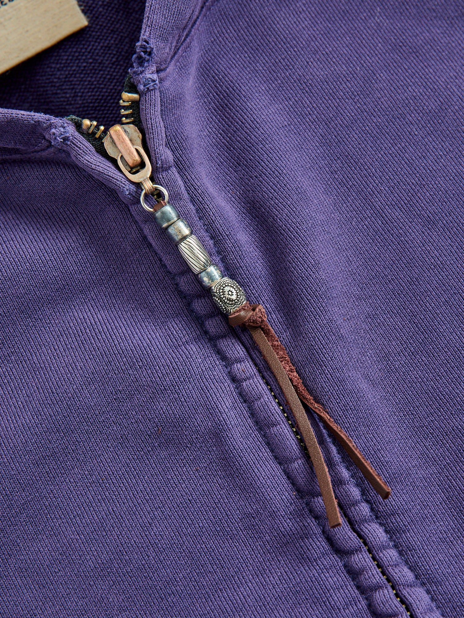 Remi Special Finish Zip Hoodie in Purple Navy – Blue Owl Workshop