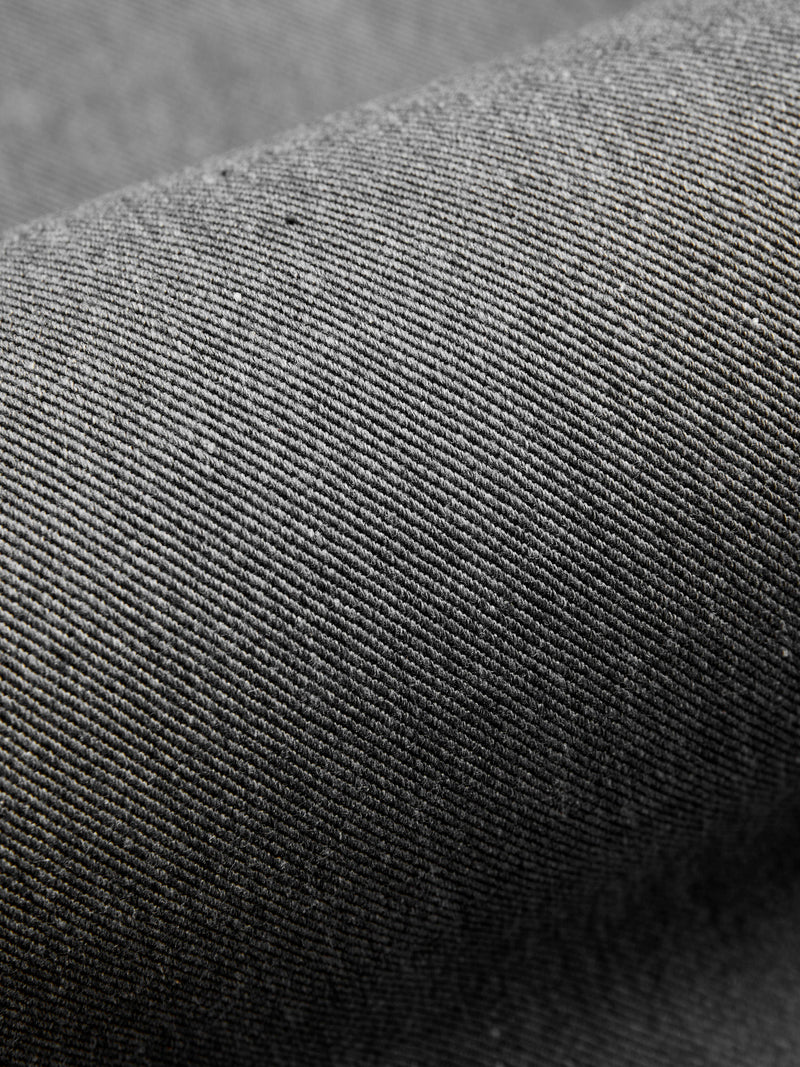 "Officer High Trouser" in 12oz Grey Selvedge Denim