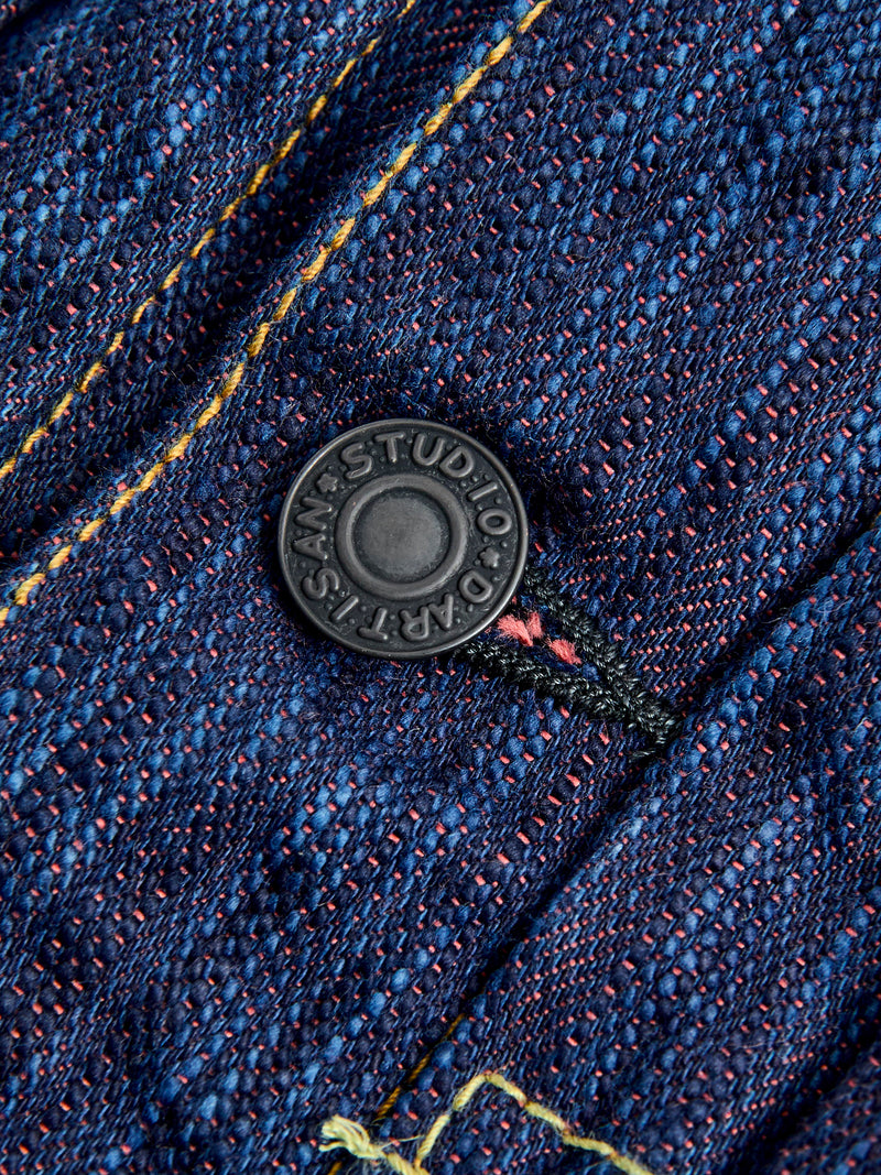 SP-088 "Tokushima Hinode-Awa Shoai" 45th Anniversary 15oz Selvedge Denim Type-2 Jacket in Indigo