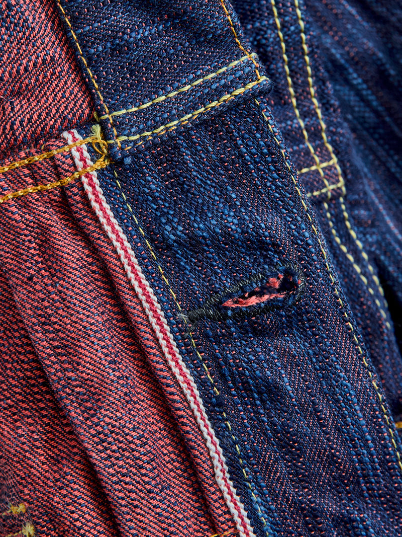 SP-088 "Tokushima Hinode-Awa Shoai" 45th Anniversary 15oz Selvedge Denim Type-2 Jacket in Indigo